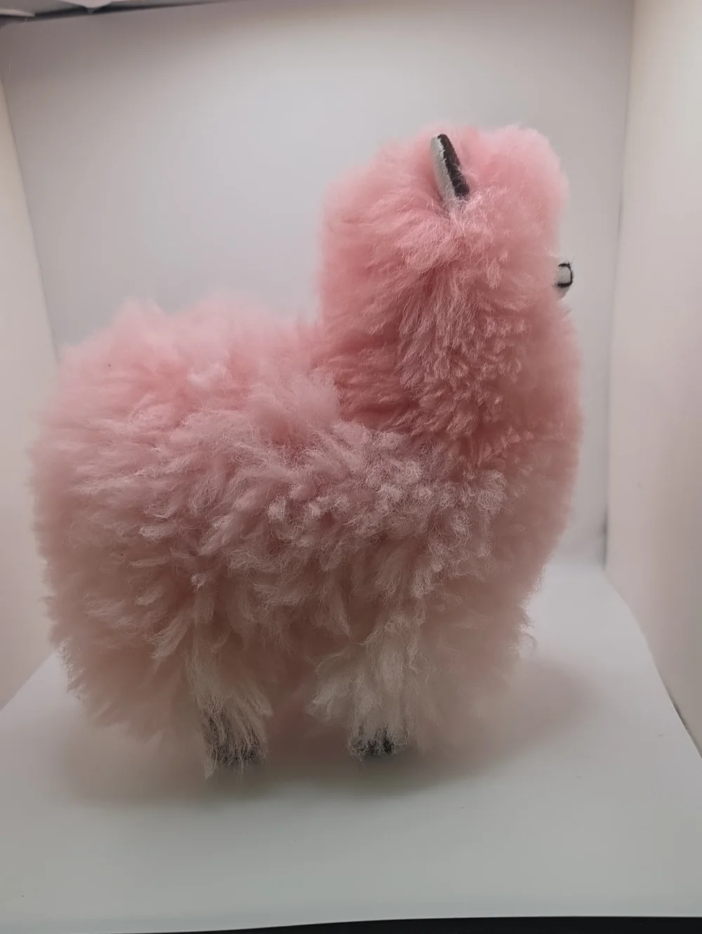 Plush Pink Artisanal Alpaca Plush Stuffed Toy